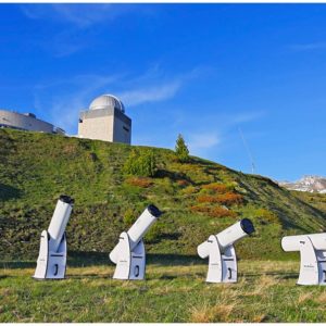 photo réalisé à l'observatoire françois -xavier Bagnoud de ST LUC en Suisse par michael Cottier